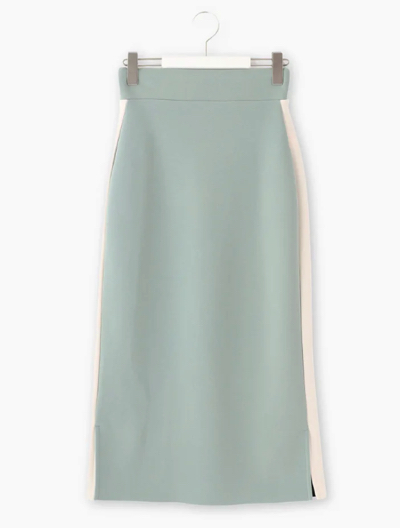 BEATRICE（ベアトリス）ミントグリーンのサイドラインスカート