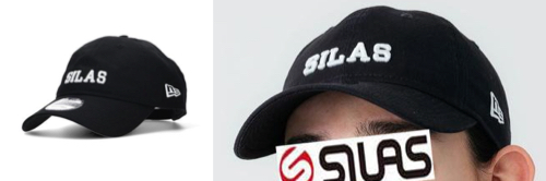 SILAS x NEW ERA（サイラスxニューエラ）ブラックのロゴキャップ / 帽子