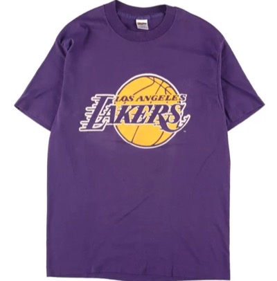 TRENCH NBA LOS ANGELES LAKERS ロサンゼルスレイカーズレイカーズのバスケットボールTシャツ