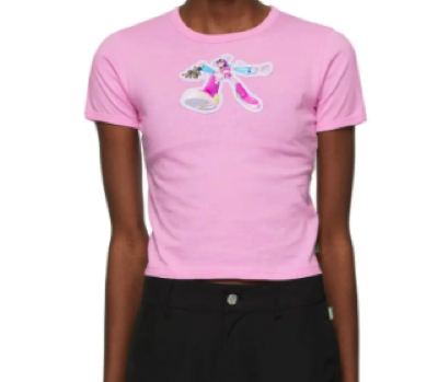 MARC JACOBS（マークジェイコブス）ピンクの半袖Tシャツ