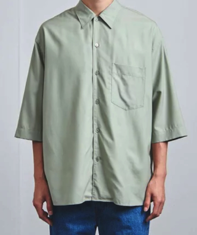 UNITED ARROWS（ユナイテッドアローズ）ミントグリーンの半袖シャツ