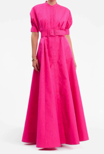 Rebecca Vallance（レベッカバランス）ピンクのベルテッドワンピース /ドレス