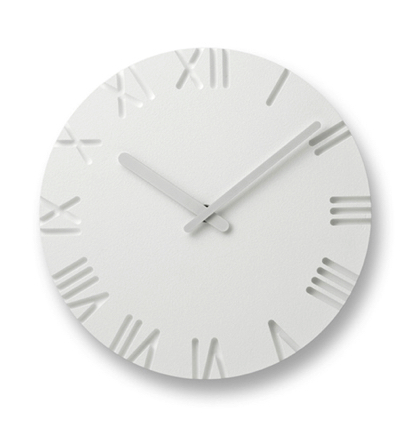 Lemnos（レムノス）ホワイトの掛け時計
