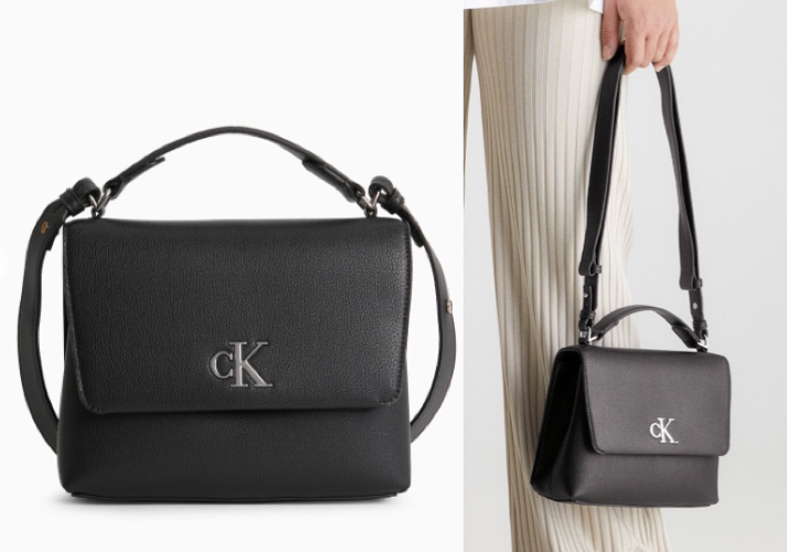 Calvin Klein（カルバン・クライン）ブラックのショルダーバッグ