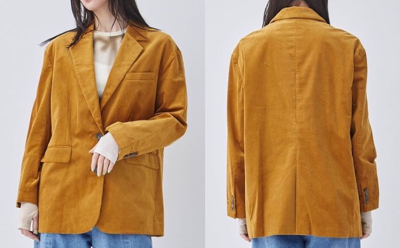 こたつがない家小池栄子ジャケットパブリック トウキョウキャメルオレンジのジャケット