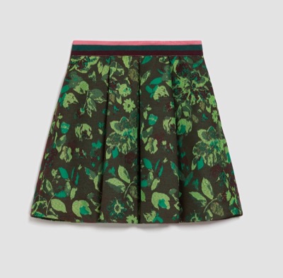 MAX&Co.グリーンのフラワー柄スカート