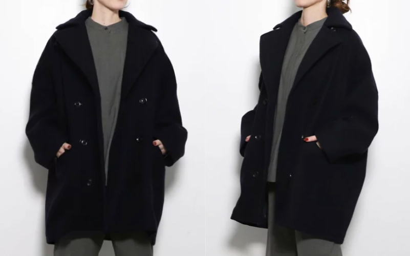marmors / P-coatブラックのハーフコート
