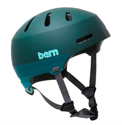 Bernグリーンのヘルメット