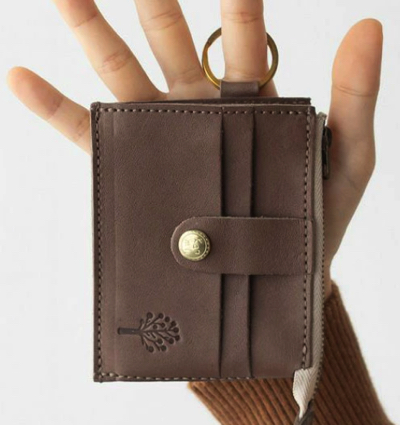 Kanmi（カンミ）ブラウンのミニ財布 / コインケース
