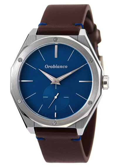 Orobianco（オロビアンコ）ブラウンxシルバーの腕時計
