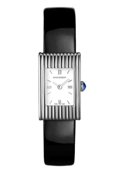 Boucheron（ブシュロン）ブラックxシルバーの腕時計