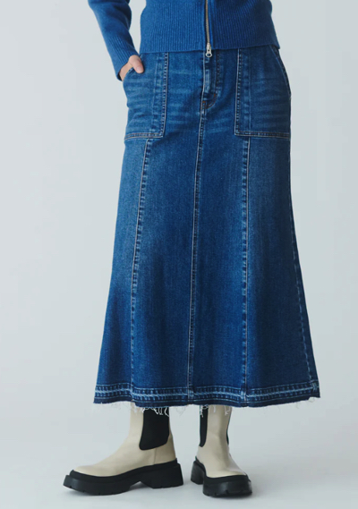 Mylanka（ミランカ）ブルーのマーメイドデニムスカート