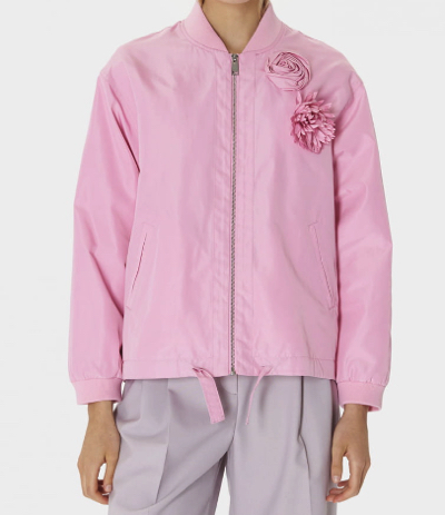 TARA JARMON（タラ ジャーモン）ピンクのナイロンジャケット