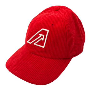 AUTRY（オートリ—）赤いコーデュロ帽子 / キャップ