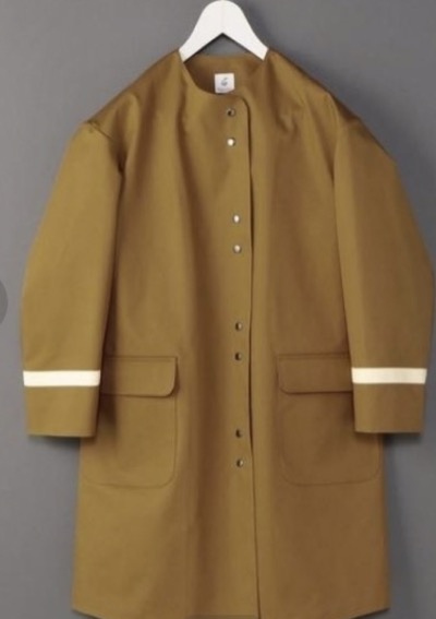 6(ROKU)キャメルブラウンのジャケットコート