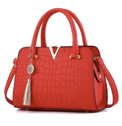 女性ヴィンテージトートバッグレディースPUレザートートショルダーバッグ赤いハンドバッグ