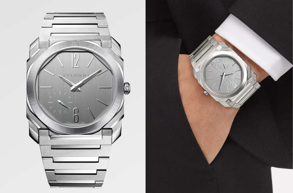 BVLGARI（ブルガリ）シルバーの腕時計