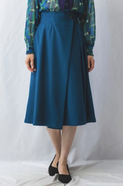 NARACAMICIE（ナラカミーチェ）ブルーのフレアスカート