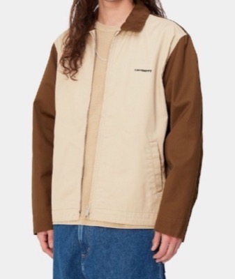 Carhartt（カーハート）ブラウンxベージュのジャケット