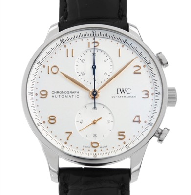 IWC（アイ・ダブリュー・シー）シルバーxブラックの腕時計