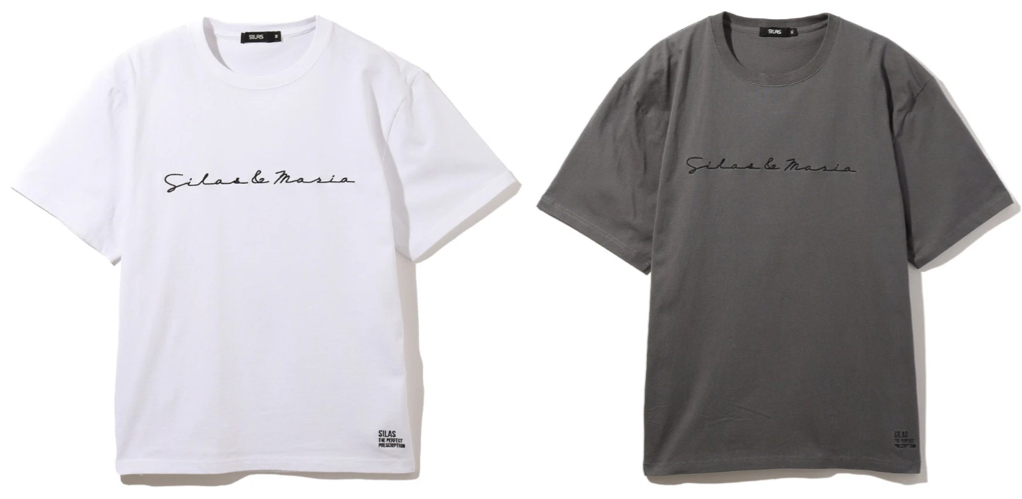 SILAS（サイラス）ブラックのロゴTシャツ
