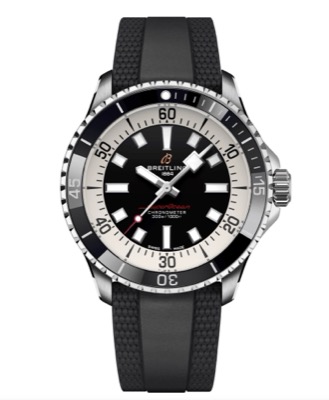 Breitling（ブライトリング）ブラックxシルバーの腕時計