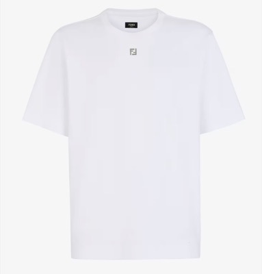 FENDI（フェンディ）ホワイトの半袖Tシャツ