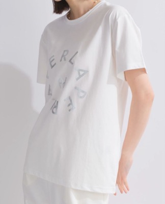 PICCIN PERLA（ピッチン）ホワイトのサークルプリントTシャツ