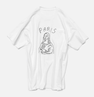 ORIGINAL Charcoal（オリジナル チャコール）ホワイトのプリントTシャツ