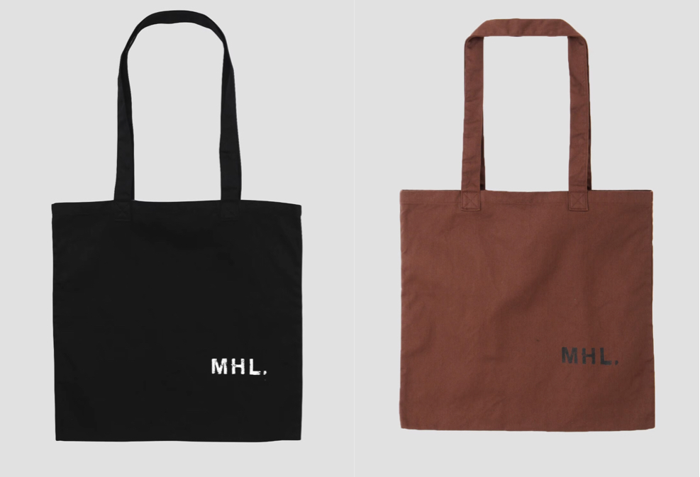 MHL.（エムエイチエル）ホワイトのトートバッグ