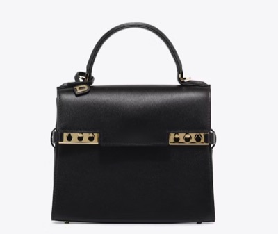 DELVAUX（デルヴォー）ブラックのハンドバッグ