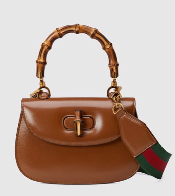 GUCCI（グッチ）ブラウンのバンブーハンドバッグ