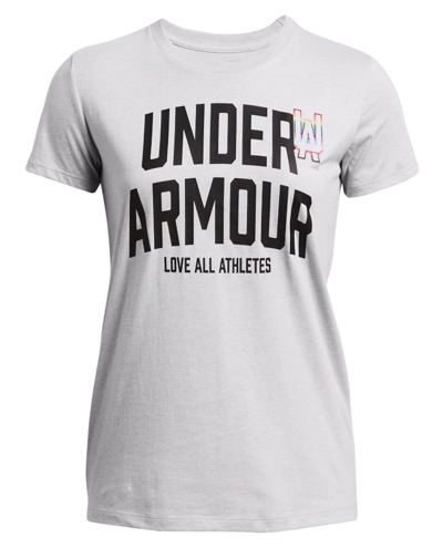 UNDER ARMOUR（アンダーアーマー）グレーのロゴTシャツ