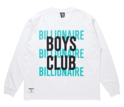 BILLIONAIRE BOYS CLUB（ビリオネア・ボーイズ・クラブ）ホワイトのバックプリントロンT