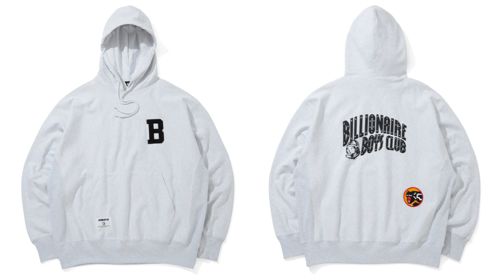 BILLIONAIRE BOYS CLUB（ビリオネア ボーイズ クラブ）グレーのパーカー