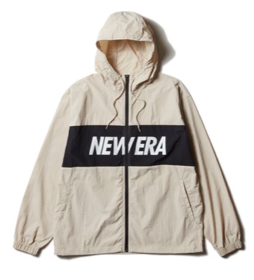 New Era （ニューエラ）ライトベージュのロゴトラックジャケット