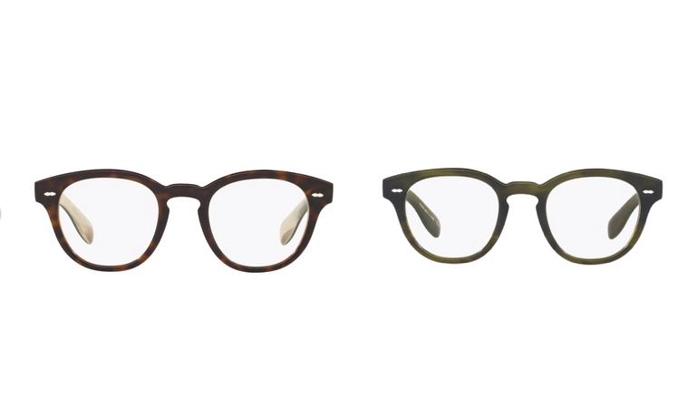 OLIVER PEOPLES（オリバーピープルズ）ブラックフレームのメガネ