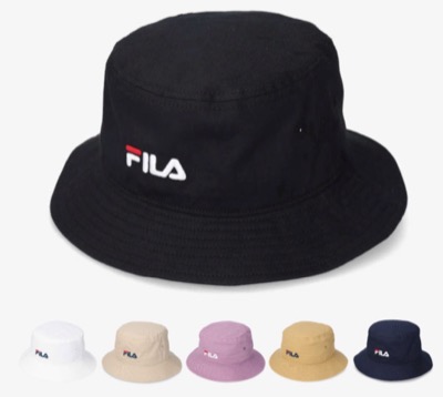 FILA（フィラ）ネイビーのバケットハット