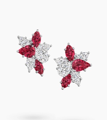 Harry Winstonダイヤモンドピアス