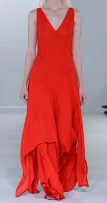 FETICO(フェティコ)レッドのVネックドレス