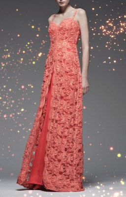 JUN ASHIDA(ジュン・アシダ)ピンクのフラワー柄ワンピース