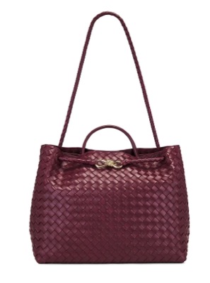 BOTTEGA VENETA（ボッテガヴェネタ）ボルドーのトートバッグ