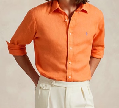 POLO RALPH LAUREN（ラルフローレン）オレンジのシャツ
