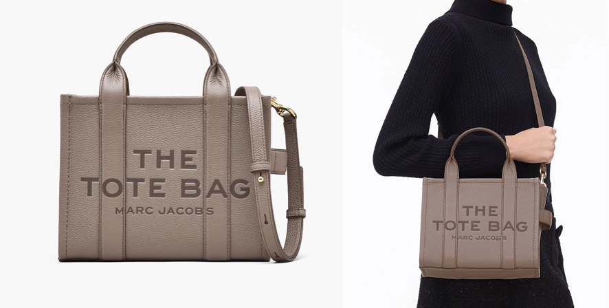 MARC JACOBS（マークジェイコブス）ベージュのロゴバッグ