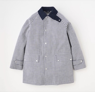 Traditional Weatherwear（トラディショナルウェザーウェア）ネイビーのチェック柄ジャケット