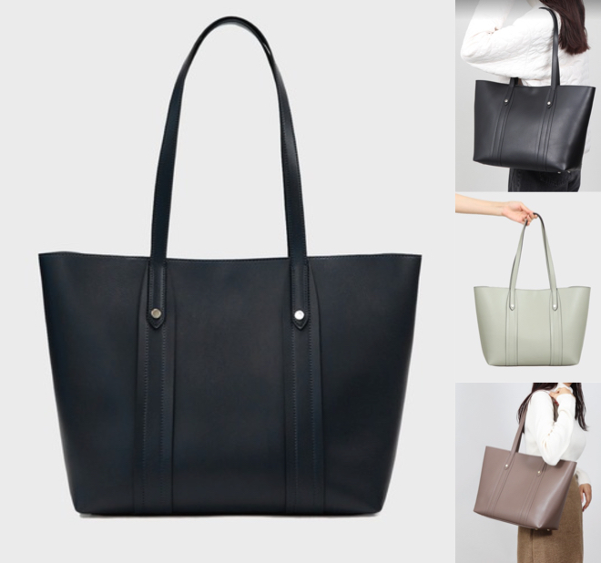 
Bermosaブラックのトートバッグ