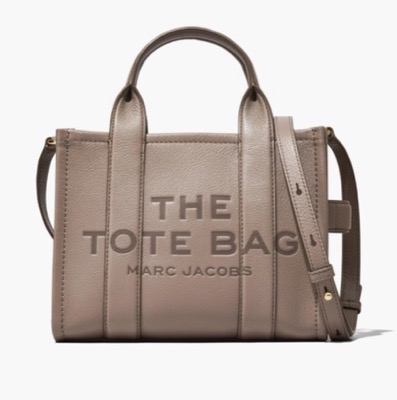 MARC JACOBS（マークジェイコブス）グレージュのロゴトートバッグ