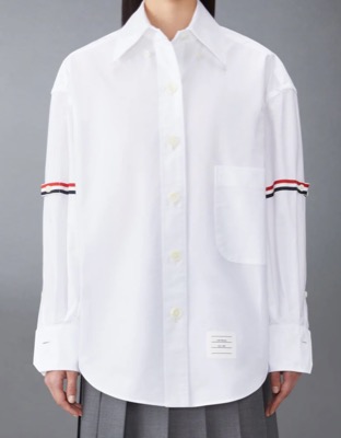 THOM BROWNE（トムブラウン）ホワイトのシャツ