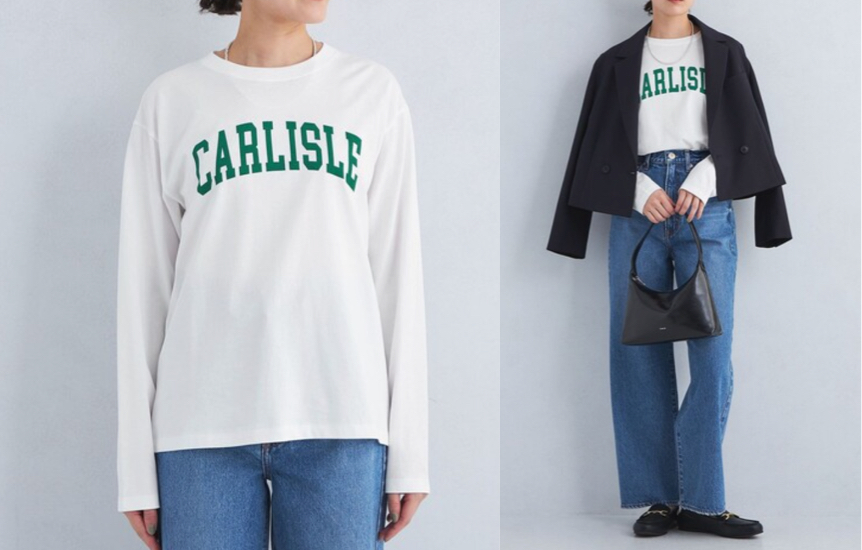 green label relaxingグリーンロゴのカットソー