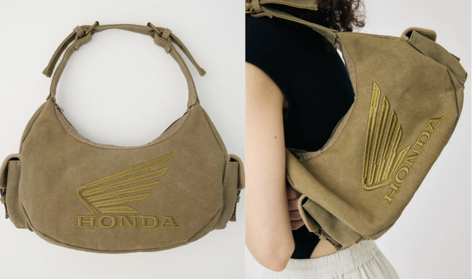 MOUSSY（マウジー）カーキのショルダーバッグ